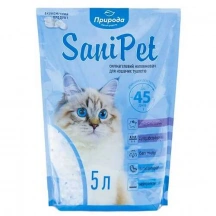 Природа Sani Pet Наповнювач силікагелевий для котячого туалету img