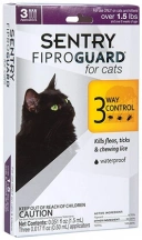 Sentry FiproGuard (Сентрі Фіпрогард) Краплі від бліх, кліщів і вошей для котів та кошенят