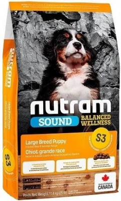 Nutram (Нутрам) S3 Sound Puppy Large Breed Корм ​​для цуценят великих порід