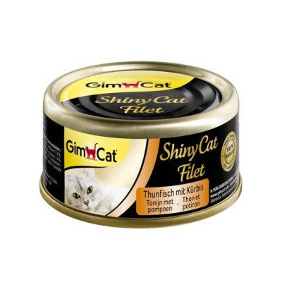 GimCat (ДжимКет) Shiny Cat Filet Консервований корм для кішок з тунець і гарбузом