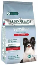 Arden Grange (Арден Гранж) Sensitive Mini Adult Ocean White Fish & Potato Беззерновий гіпоалергенний корм для собак дрібних порід з білою рибою та картоплею