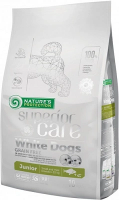 Natures Protection (Натур Протекшн) Superior Care White Dogs Grain Free Junior Small & Mini Breeds Корм ​​для цуценят дрібних порід з білою шерстю