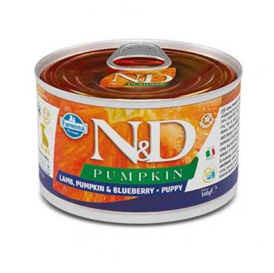 Farmina (Фарміна) N&D Prime Grain Free Puppy Mini Lamb, Pumpkin & Blueberry Беззерновий консервований корм з ягням, гарбузом та чорницею для цуценят дрібних порід
