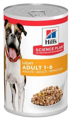 Hills (Хіллс) Wet SP Canine Adult Light Вологий корм для дорослих собак для підтримки оптимальної ваги зі свининою