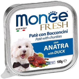 Monge (Монж) Fresh Duck Вологий корм для собак паштет з качкою