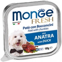 Monge (Монж) Fresh Duck Вологий корм для собак паштет з качкою img