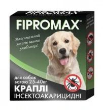 Fipromax (Фіпромакс) Краплі від бліх і кліщів для собак вагою 25-40 кг