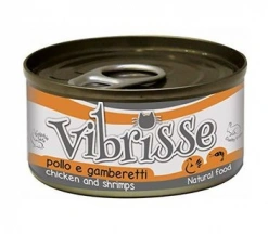 Vibrisse (Вібріс) Консерви для кішок з куркою та креветками img