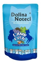 Dolina Noteci (Доліна Нотечі) Premium Superfood Cat Вологий корм з ягням та телятиною для котів та кішок