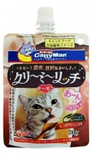 CattyMan (КеттіМен) Creamy Salmon Рідкі ласощі вершкове пюре з лососем для котів та кошенят img