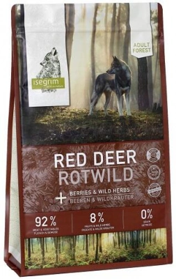 Isegrim (Ізігрім) Forest Adult Red Deer & Berries Беззерновий корм для собак з олениною і ягодами