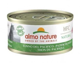 Almo Nature (Альмо Натюр) HFC Adult Cat Natural Jelly Pacific Ocean Tuna Консерви з тихоокеанським тунцем для дорослих котів і кішок, шматочки в желе