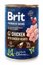 Brit Premium (Брит Премиум) by Nature Консервы для собак с курицей и куриными сердечками Brit Premium (Бріт Преміум) by Nature Консерви для собак з куркою та курячими серцями img