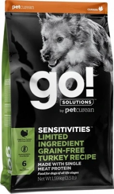 GO! (ГОУ) Sensitivity Turkey Корм для собак і цуценят з індичкою