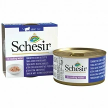 Schesir (Шезір) Cat Натуральні консерви для кішок з тунцем, мальком та рисом img