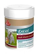 8in1 (8в1) Excel Multi Vitamin Small Dog Комплексна мультивітамінна добавка для собак дрібних порід