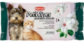 Padovan (Падован) Pet Wipes Muschio Bianco Очищувальні вологі серветки з білим мускусом