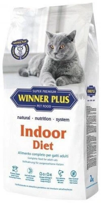Winner Plus (Віннер Плюс) Super Premium Cat Indoor 2 кг Сухий корм для домашніх котів і кішок