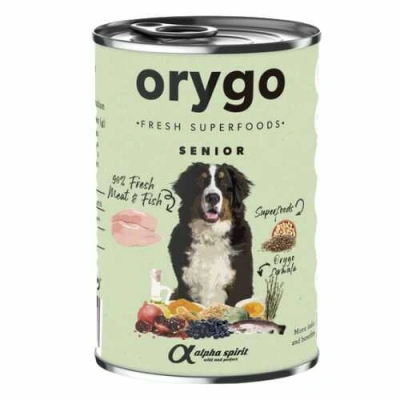 Orygo (Оріго) Pate Dog Senior All Breeds Chicken & Legumes Повнораціонний паштет з куркою та бобовими для літніх собак різних порід
