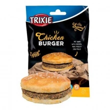 Trixie (Тріксі) Chicken Burger Бургер з куркою та сиром'ятною шкірою для собак img