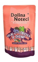 Dolina Noteci (Доліна Нотечі) Premium Superfood Cat Вологий корм з телятиною, лобстером та креветкою для котів та кішок img