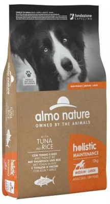Almo Nature (Альмо Натюр) Holistic Medium & Large Adult Tuna & Rice Сухий корм з тунцем та рисом для собак середніх та великих порід