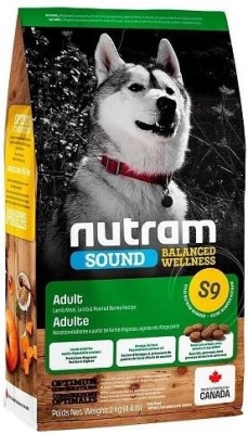 Nutram (Нутрам) S9 Sound Lamb & Pearled Barley Корм ​​для собак з чутливим травленням з ягням і ячменем