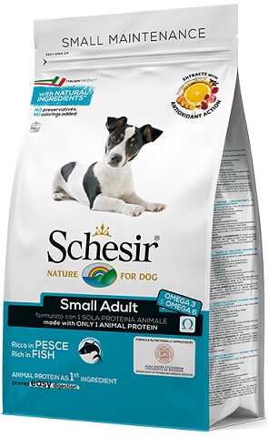Schesir (Шезир) Dog Small Adult Fish Сухой монопротеиновый корм для собак малых пород с рыбой