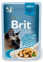 Brit Premium (Бріт Преміум) Cat Вологий корм для котів з філе курки в соусі