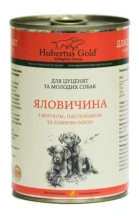 Hubertus Gold (Хубертус Голд) Консерва для цуценят з телятиною, яблуками та пастернаком img