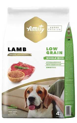 Сухой корм Amity Super Premium Low Grain Lamb Adult
