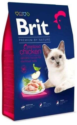 Brit Premium (Бріт Преміум) Cat Sterilized 800 гр Сухий корм для стерилізованих котів і кішок з куркою