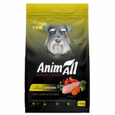 AnimAll (ЕнімАлл) Dog Adult All Breed Chicken Сухий корм з куркою для дорослих собак різних порід