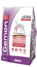 Gemon (Гемон) Mini Adult Корм ​​для дрібних порід собак з лососем і рисом img