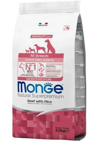Monge (Монж) Dog All breeds Puppy & Junior Monoprotein Beef