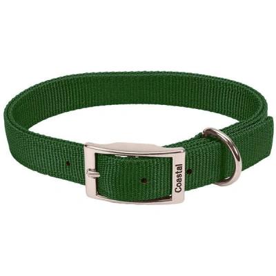 Coastal (Костал) Double Ply Подвійний нейлоновий нашийник для собак, зелена пальма, 2,5 см/65 см