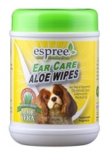 Espree (Еспрі) Aloe Ear Care Pet Wipes Вологі серветки для собак