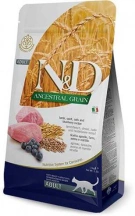 Farmina (Фармина) N&D Low Grain Cat Adult Lamb & Blueberry Низкозерновой сухой корм с ягненком и черникой для взрослых котов и кошек Farmina (Фарміна) N&D Low Grain Cat Adult Lamb & Blueberry Низькозерновий сухий корм з ягням та чорницею для дорослих котів і кішок img