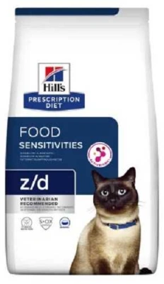 Hills (Хіллс) Z/D Sensitivities 1,5 кг Ветеринарна дієта для котів з чутливим шлунком що страждають на харчову алергію