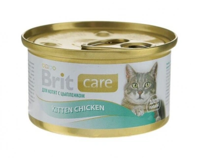 Brit Care (Бріт Кеа) Консерва для кошенят з курячим філе і рисом