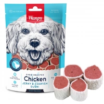 Wanpy (Ванпі) Dog Chicken Jerky & Codfish Sushi Ласощі суші з куркою та тріскою для собак img