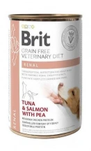 Brit Veterinary Diet (Бріт Ветерінарі Дієт) Renal Беззернова ветеринарна волога дієта з тунцем та лососем для собак з хворобами нирок