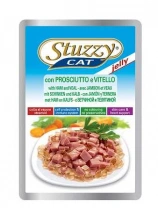 Stuzzy (Штузі) Cat Ham & Veal Вологий корм для котів та кішок з шинкою та телятиною, желе img