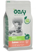 Oasy (Озі) Lifestage Cat Sterilized Salmon Сухий корм з лососем для стерилізованих котів і кішок