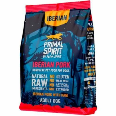 Primal Spirit (Прімал Спіріт) Dog Adult Iberian Pork & Ham Сухий корм зі свининою та шинкою для собак різних порід
