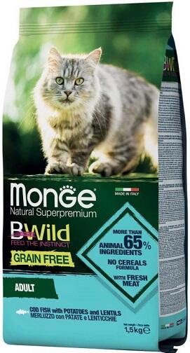 Monge (Монж) Cat BWild Grain Free Merluzzo