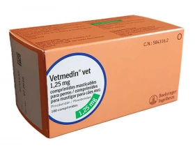 Vetmedin (Ветмедін) Препарат для лікування серцевої недостатності у собак 1,25 мг img