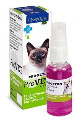ProVET (ПроВет) МікоСтоп Спрей Протигрибковий препарат для собак та котів