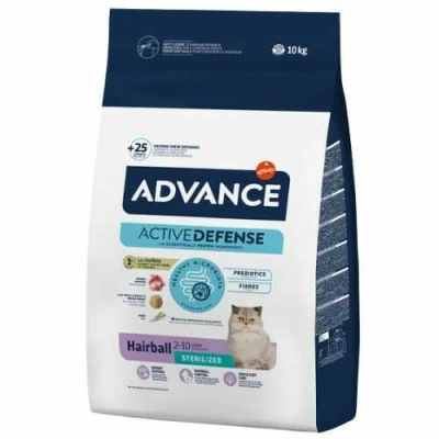 Advance (Адванс) Cat Sterilized Hairball Turkey 10 кг Сухой корм для стерилизованных кошек для выведения комков шерсти