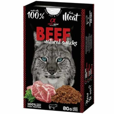 Alpha Spirit (Альфа Спіріт) Cat Natural Snacks Beef Напіввологі ласощі з яловичиною для котів і кішок